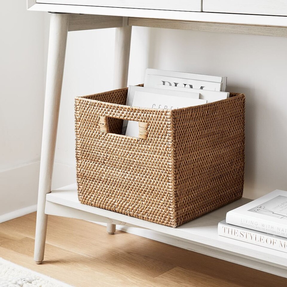 Modern Weave Storage Bin West Elm UK